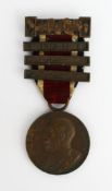 The King's Medal With Bar & Ribbon For L. Sumner