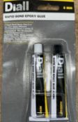 20 x Diall Rapid Bond Epoxy Glue 2X 15Ml