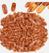 40 Packs of Extra 100 Pack of Nails for Cosmetic Practice Hand for Acrylic Nails