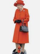 6 x Queen Elizabeth Ii (Red) Life Size Celebrity Cardboard Cutout Standee - 5Ft 5 Inch