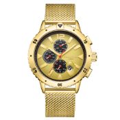 Swan & Edgar Hand Assembled Catalyst Automatic Gold Gold - Free UK Delivery & 5 Year Warranty