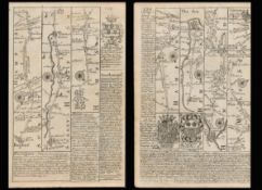 Bowen 290 Yrs Old Road Bagshot, Farnham, Southampton, Salisbury Antique Map