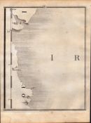 Ireland Newry, Carlingford Drogheda John Cary’s Antique George III 1794 Map.