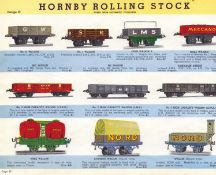 Hornby Book of Trains 85 Years-Old Original Rolling Stock Wagon Print.