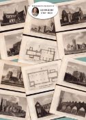 Kilkenny Ireland Job-Lot F. Grose 1792-1797 Antique Copper Block Engravings