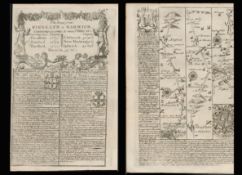 290 Yrs Old British Isle of- Man, Wight, Cornwall, Jersey, Guernsey, Scilly Map.
