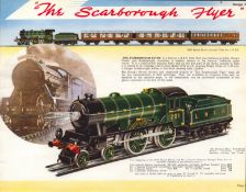 Hornby Book of Trains 85 Years-Old Original The Scarborough Flyer Print.