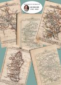 Job lot John Cary’s 1792 Antique George III 230-Year-Old Engraved Maps-2.