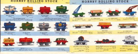 Hornby Book of Trains 85 Years-Old Original Hornby Rolling Stock Print.