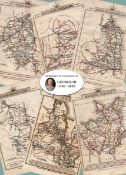 Job Lot John Cary’s 1792 Antique George III 230-Year-Old Engraved Maps-1