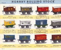 Hornby Book of Trains 85 Years-Old Original Rolling Stock Van Print.