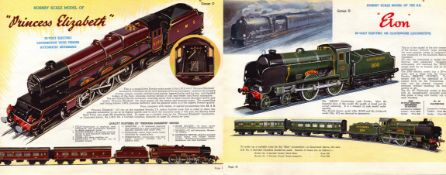 Hornby Book of Trains 85 Years-Old Original Princess Elizabeth, Eton, Print.