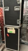 2 x Empty Flight Case 69cm x 58 cm x 110 cm