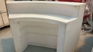 LED Bar with charger Size 170 x 120 x 60 cm (needs a clean sold as is)