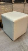 Set of 6 x Cube Stools 40 cm x 40 cm x 40 cm