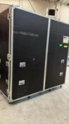 Massive Flight Case on castors size 85 cm x 230 cm x 226 cm