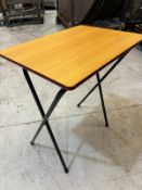 50 x Folding Tables (as new) Size 600 x 450 mm