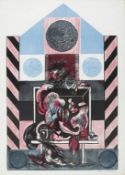 Kenneth Rowell Ritual Objects Signed Litograph