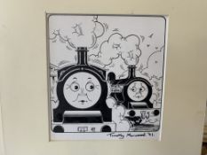 Thomas The Tank Engine & Friends Original Artwork, Signed By Timothy Marwood Engine