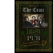 Enjoy The Craic Irish Traditional Pub Sign Large Metal Wall Art