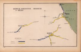 Berwick Sprouston Morpeth & Kelso Antique Railway Junction Diagram-6.