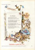 Original 64-Year-Old 1959 Guinness Print the Philatelist– GE 3273 #-9.