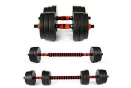 20kg Dumbbell/Barbell Fitness Set
