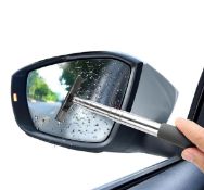 60 x Brand New UWHITE Rear View Mirror Wiper, Side Mirror Car Squeegee, Telescopic Wing Mirror Wi...