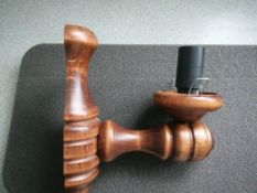 10 x Vintage wooden wall lighting 40w screw in candle bulb market stall, shops, boot sales DIY sh...
