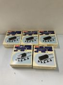 5 x Logik HP Laptop Power Adapters