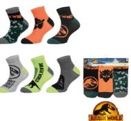 40x Packs of 3 Jurassic World Socks RRP £399