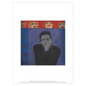 Pauline Boty (1938 – 1966) ‘Portrait of Derek Marlowe with Unknown Ladies’ Offset Lithograph, 201...
