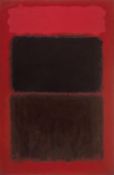 Mark Rothko (b 1903-70) ‘Light Red over Black’ Large Fine Art Offset Lithograph, Open Edition, 19...
