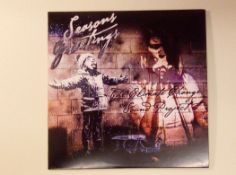 Seasons' Greetings By Banksy Limited Edition (250) CD Signed By 3 Seller Buyer Musician