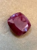 Natural Ruby 16.44 Carats | Deep Purplish Gemstone