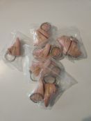 Collection of 11 Pink Nike Trainer Keyrings