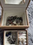 Marks and Spencer Jewellery Box With Jewellery In