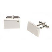 Polished Rectangle Cufflink - Unboxed x 3