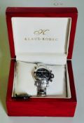 Klaus Kobec Contemporary Ladies Diamond Watch KKL2008