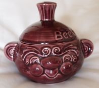 Beetroot Server Circa 1980 By Stadler The Least Common and Most Sought Piece In The Collection