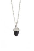 Blue Goldstone Acorn Pendant - Finished With A Swarovski Crystal Shell - Unboxed x 5