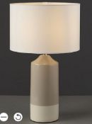 Harbour Studio Hado Gloss Taupe & White Table light