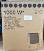Quartz Heater 1000W. RRP £30 - Grade U