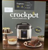 Crockpot Express Turbo 5.6L. RRP £60 - Grade U
