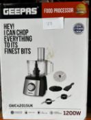 Geepas Food Processor. RRP £60 - Grade U