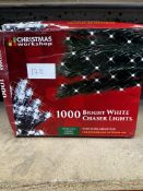 Christmas Workshop 1000 Chaser Lights. RRP £30 - Grade U