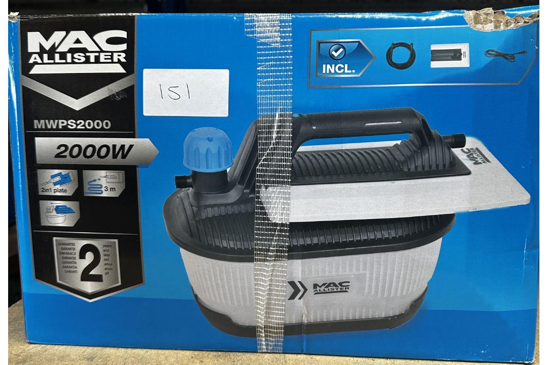 Mac Allister MWPS200 Wallpaper Steamer. RRP £40 - Grade U