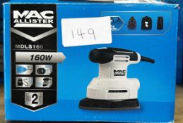 Mac Allister Sander. RRP £40 - Grade U