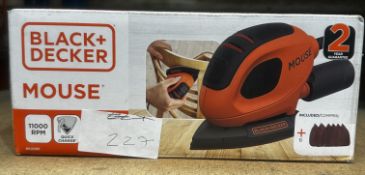 Black and Decker Sanding Mouse. RRP £30 - Grade U