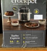 Crockpot Express Turbo 5.6L. RRP £60 - Grade U
